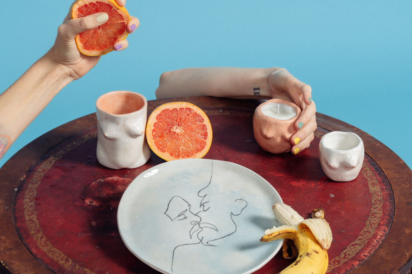 Assiette Yves Sous Laurent