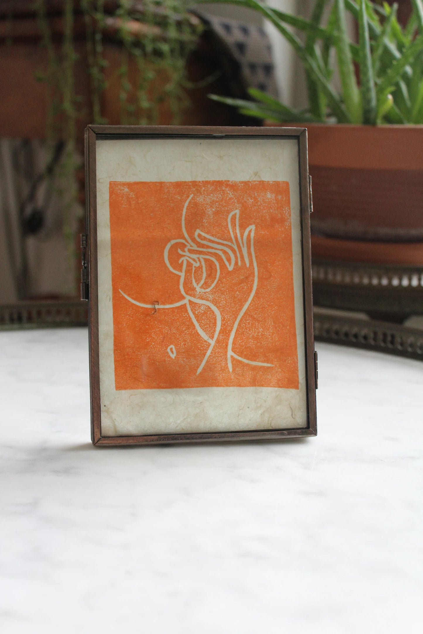 Tirage linogravure Free The Nipples